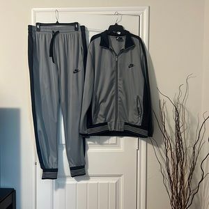 Nike dark grey and navy jump suit